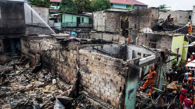 Korban Kebakaran Cidodol Jakarta Butuh Bantuan