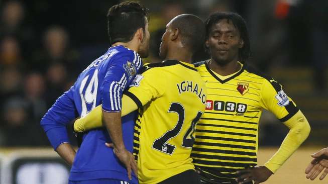 Bela Costa, Hiddink Tuding Pemain Watford Memprovokasi