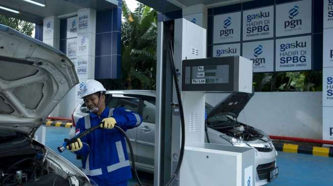 Kementerian ESDM Resmikan Stasiun Pengisian Bahan Bakar Gas di Semarang