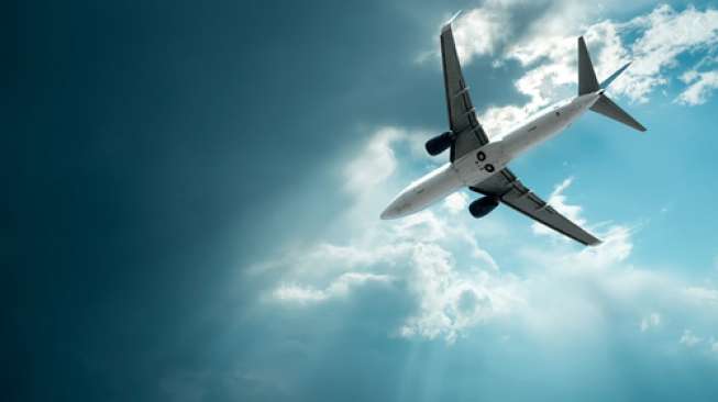 Ilustrasi pesawat terbang (Shutterstock).