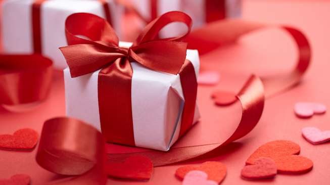 Ilustrasi kado valentine. (Shutterstock)