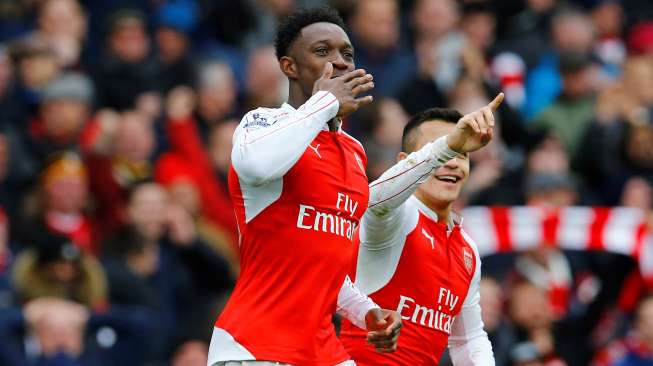 Gol Welbeck di Akhir Laga Bawa Arsenal Hantam Leicester