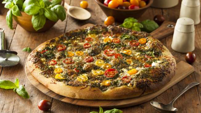 Resep Pizza Kale dan Keju Mozzarella