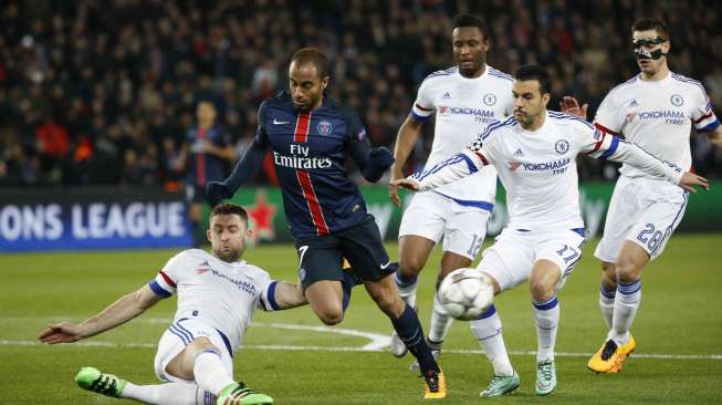 PSG dan Chelsea Masih Sama Kuat di Babak Pertama