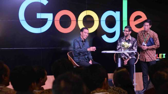 Jokowi Sambangi Google