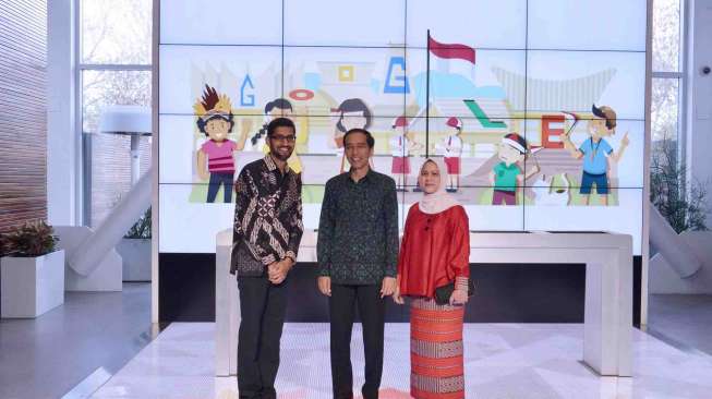 Jokowi Sambangi Google