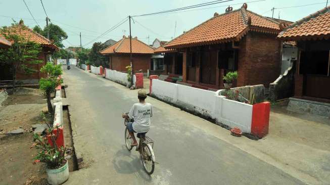 Pemkab Mojokerto menargetkan pembangunan rumah khas kampung Majapahit di seluruh desa di wilayah Trowulan.