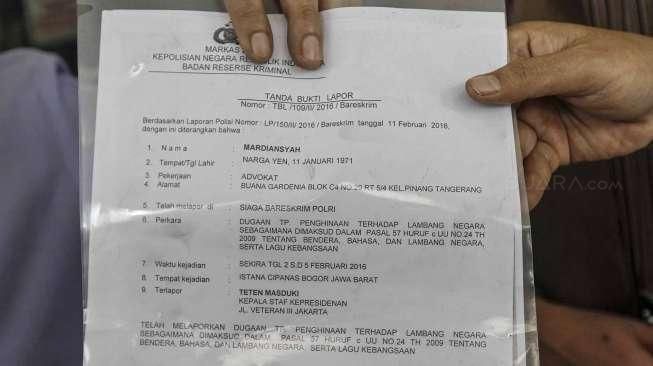 Teten Masduki Dilaporkan ke Bareskrim