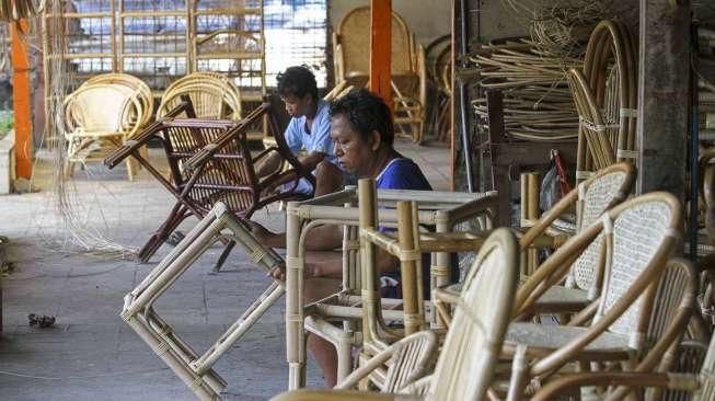  Ekspor  Kerajinan  Bambu  dari Bali Naik 23 41 Persen