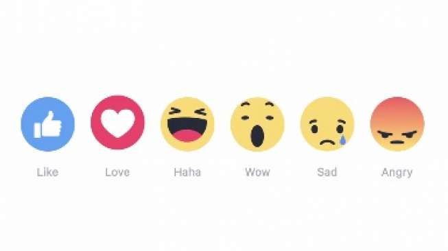 Akhirnya, Facebook Sediakan Fitur "Reactions" di Seluruh Dunia