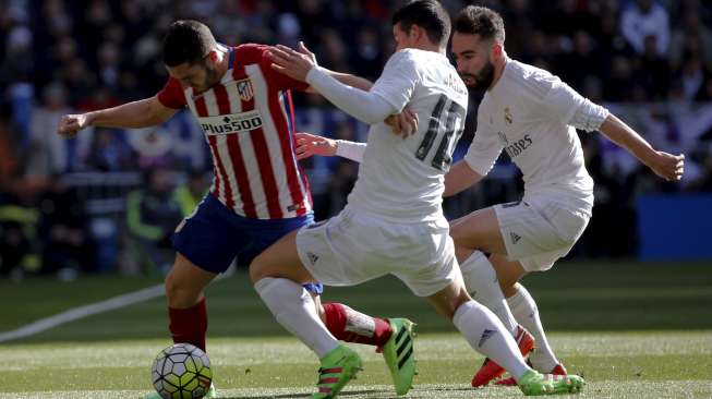 Babak I : Belum Ada Gol Tercipta di Derby Madrid