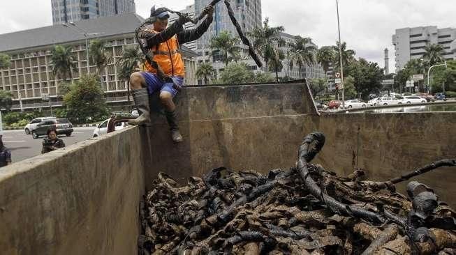 Sampah Kulit Kabel Listrik