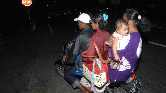Warga Kota Pandang Mengungsi
