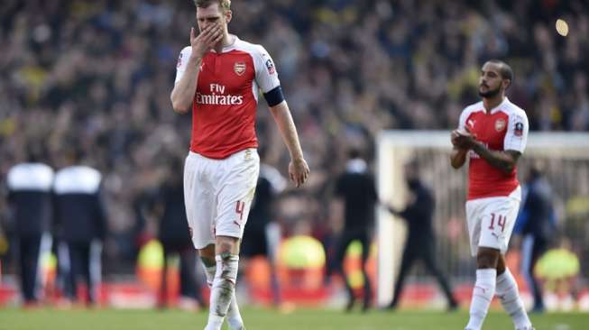 Kalah 2-1 dari Watford, Arsenal Tersingkir di Piala FA