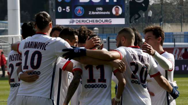 Bantai Troyes 9-0, PSG Kunci Trofi Liga Prancis