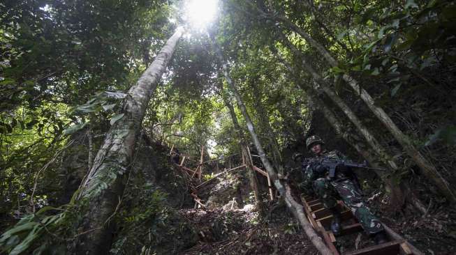 Patroli Perbatasa Indonesia-PNG