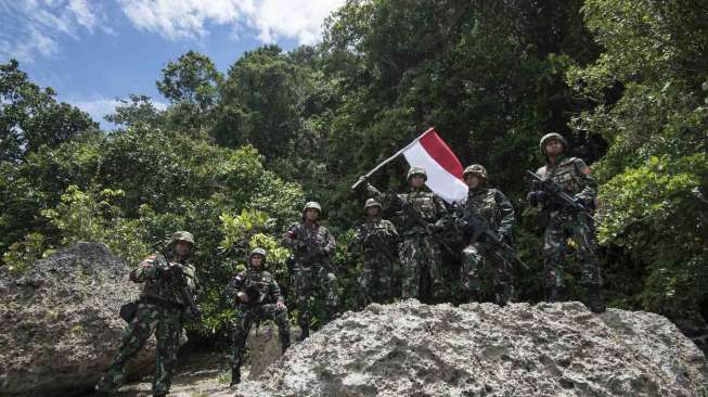 Patroli Perbatasa Indonesia-PNG