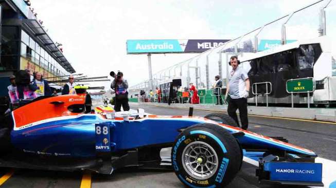 Sesi Latihan Rio Haryanto di F1