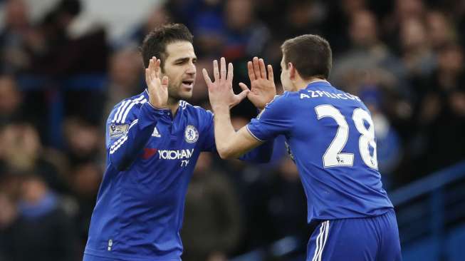 Fabregas Selamatkan Chelsea di Stamford Bridge