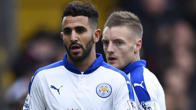 Leicester Diambang Juara, Mahrez Tempel Aguero