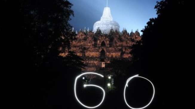 Borobudur dan Prambanan Pun Jadi Bagian Gerakan "Earth Hour"