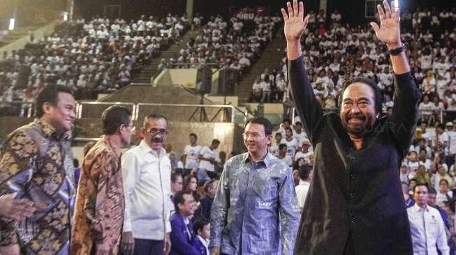 Ahok Hadiri Acara Nasdem di Istora, Sambutannya Bikin Merinding