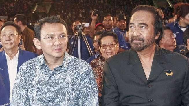 Surya Paloh Minta Ahok dan Risma Stop Saling Ngotot