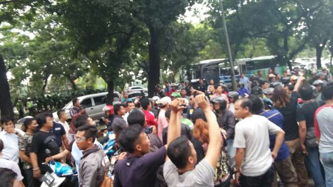 Antisipasi Bentrok, Polisi Bubarkan Gojek di Kawasan Sudirman