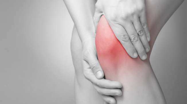 ilustrasi cedera lutut. (Shutterstock)