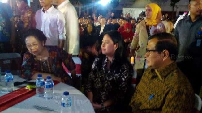 Ahok, Djarot, Megawati, Puan Ketemu di Gedung Arsip