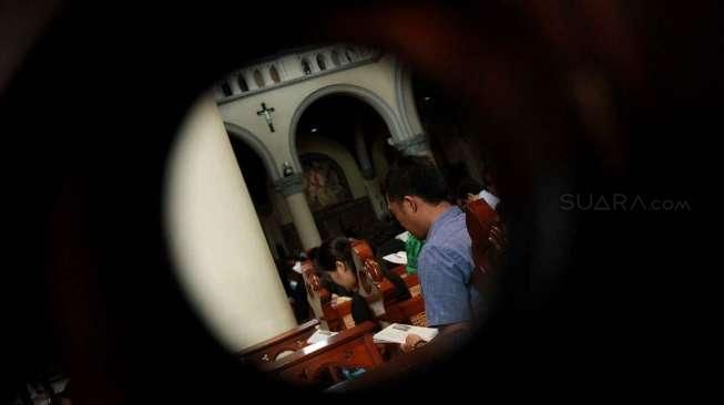 Unik, Dekorasi Paskah Ramah Lingkungan di Katedral Jakarta