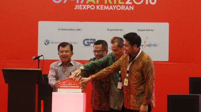 Buka IIMS 2016, Wapres Minta Mobil Diproduksi di Dalam Negeri