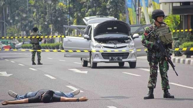 Dalam rangka kesiapan menghadapi ancaman teror dengan melibatkan sebanyak 730 personil.  