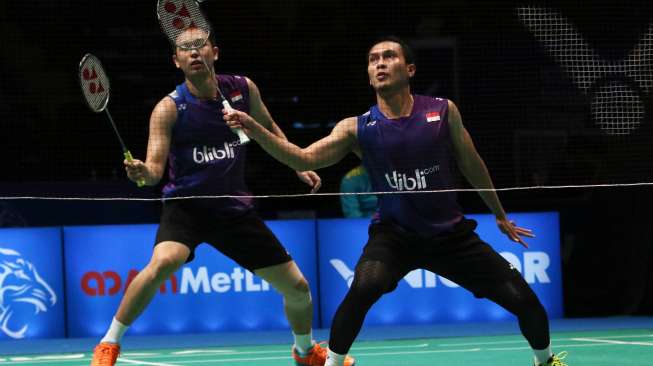 Tumbang di Perempat Final, Hendra/Ahsan Gagal Pertahankan Gelar