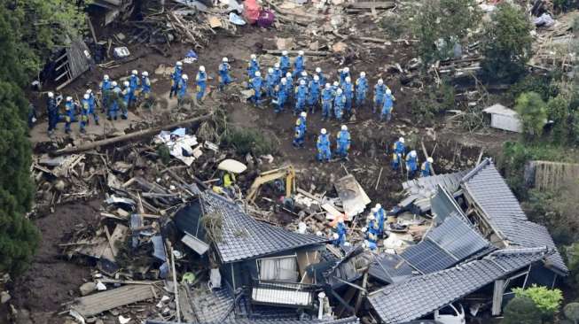 Gempa Kedua Guncang Kumamoto, Korban Jiwa Kini Jadi 40 Orang