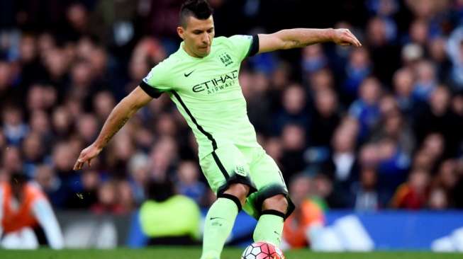 Cetak "Hattrick", Aguero Samai Pencapaian Gol Vardy