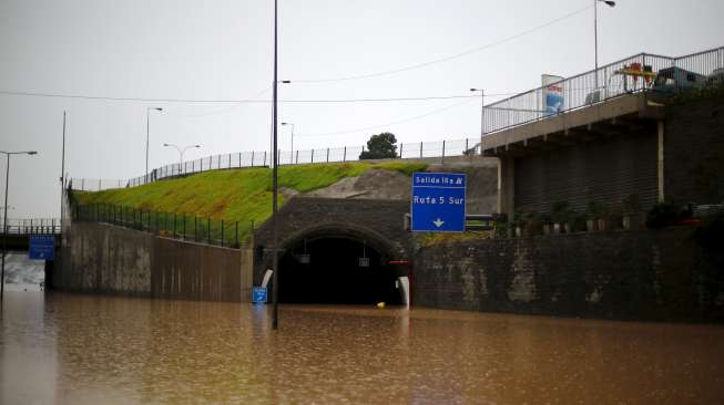 Banjir Longsor di Chile, 1 Tewas dan 7 Orang Hilang