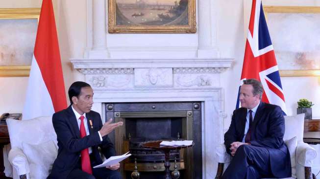 Jokowi Bertemu David Cameron