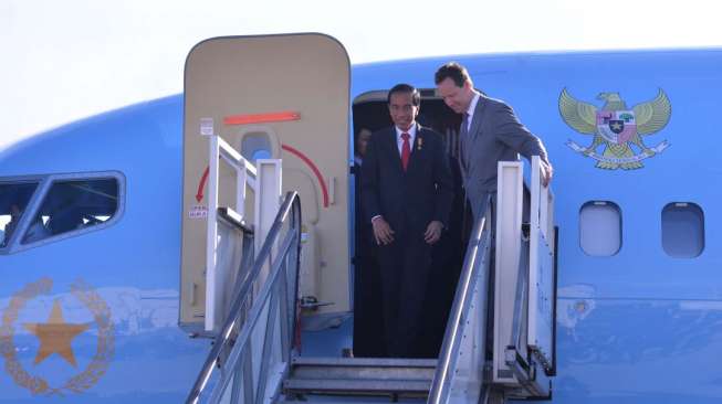 Jokowi Tiba di Amsterdam Belanda