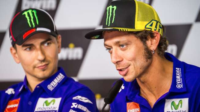 Kutipan Debat Rossi-Lorenzo Saat Jumpa Pers Usai Lomba di Misano