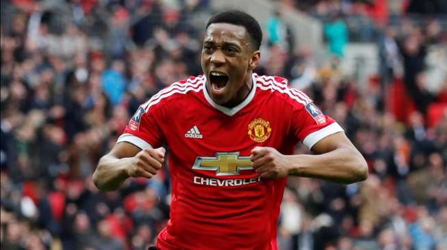 Gol Martial di Menit-menit Akhir Bawa MU ke Final Piala FA