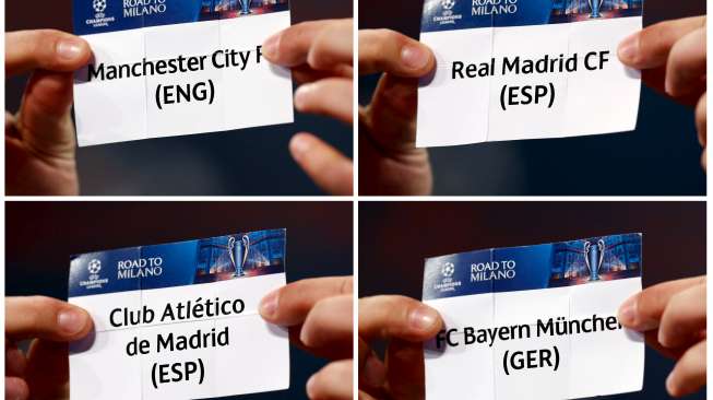 Jadwal Pertandingan Leg II Semifinal Liga Champions