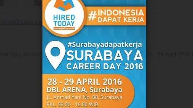 Peluang Kerja di "Surabaya Career Day"