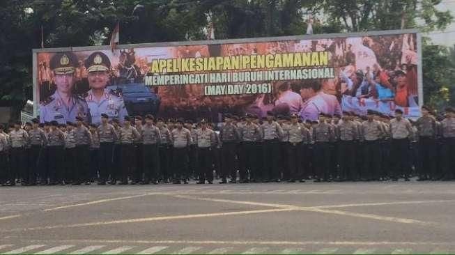 16 Ribu Aparat Bersiap Amankan Peringatan Hari Buruh Sedunia