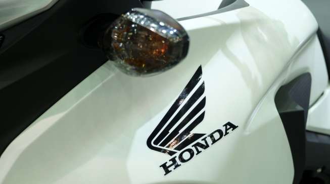 Ilustrasi logo sepeda motor Honda. (Shutterstock)