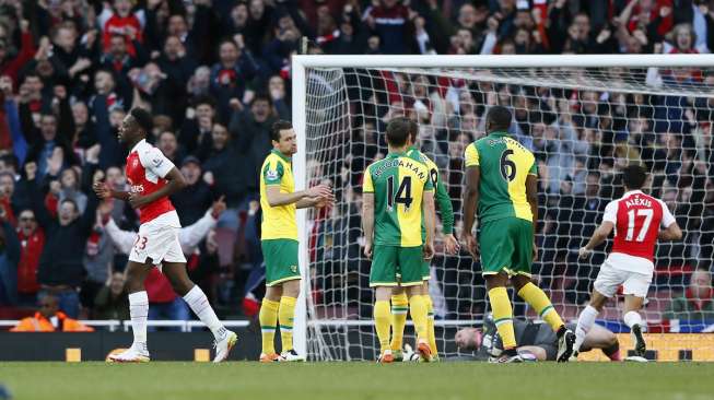 Menang Tipis atas Norwich, Arsenal Naik ke Peringkat Tiga