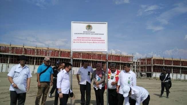 Kementerian LH Pasang Segel di Proyek Pulau C dan D Teluk Jakarta