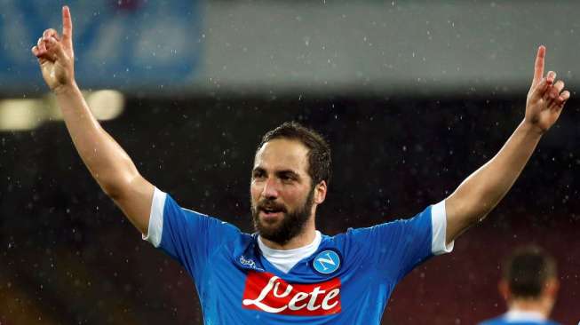 Kemas "Hattrick", Higuain Ukir Dua Sejarah Ini