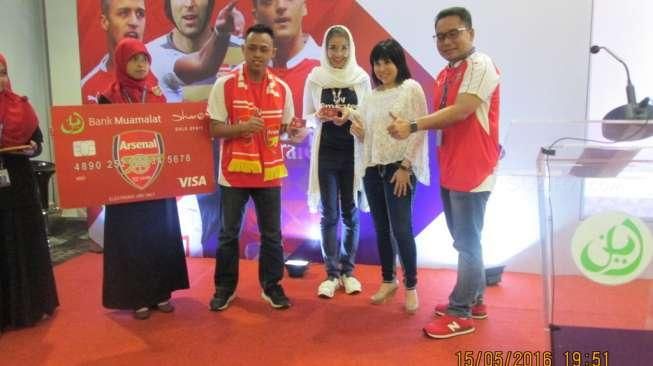 Bank Muamalat Luncurkan Kartu Debit Berlogo Arsenal