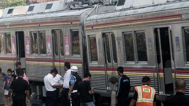 KRL Manggarai-Tanah Abang Anjlok Pagi Ini